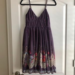 Lavender Floral Dress